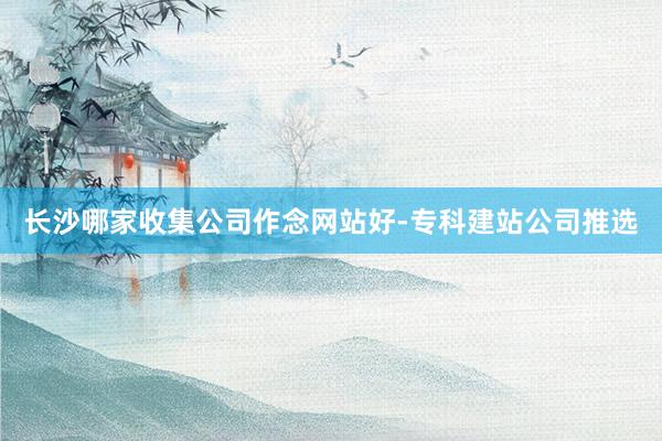 长沙哪家收集公司作念网站好-专科建站公司推选